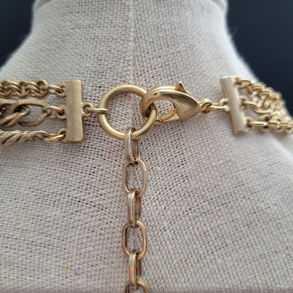 VINTAGE romantic filigree necklace - Picture 4 of 4